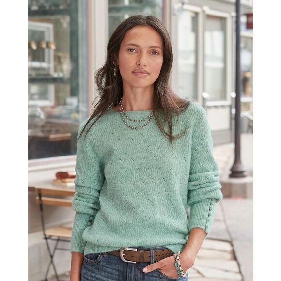 Sundance Sweaters - Sundance Shenandoah Sweater in Seafoam
